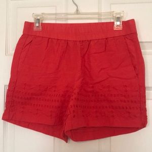 J Crew cotton shorts.